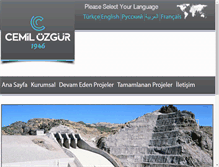 Tablet Screenshot of cemilozgur.com.tr